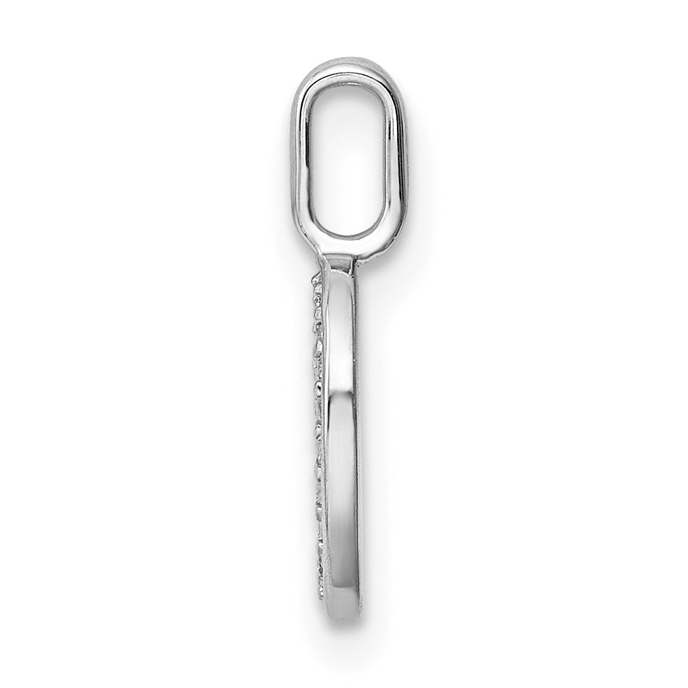 Diamond Letter O Initial Pendant - WBC