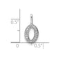 Diamond Letter O Initial Pendant - WBC