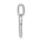 Diamond Letter R Initial Pendant - WBC