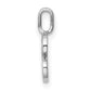 Diamond Letter S Initial Pendant - WBC