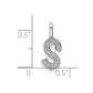 Diamond Letter S Initial Pendant - WBC