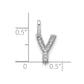 Diamond Letter Y Initial Pendant - WBC