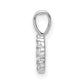 Diamond Number 0 Pendant - WBC