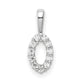 Diamond Number 0 Pendant - WBC