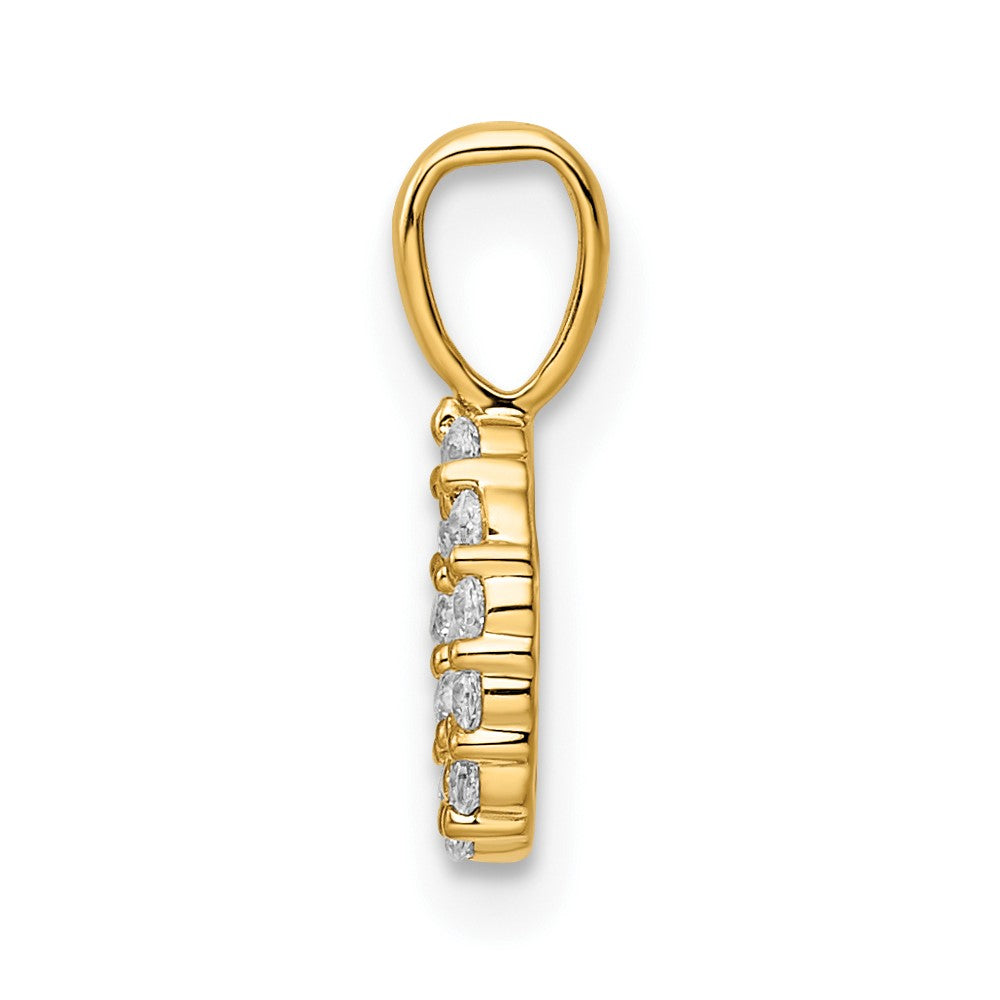Diamond Number 0 Pendant - WBC