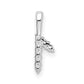 Diamond Number 1 Pendant - WBC