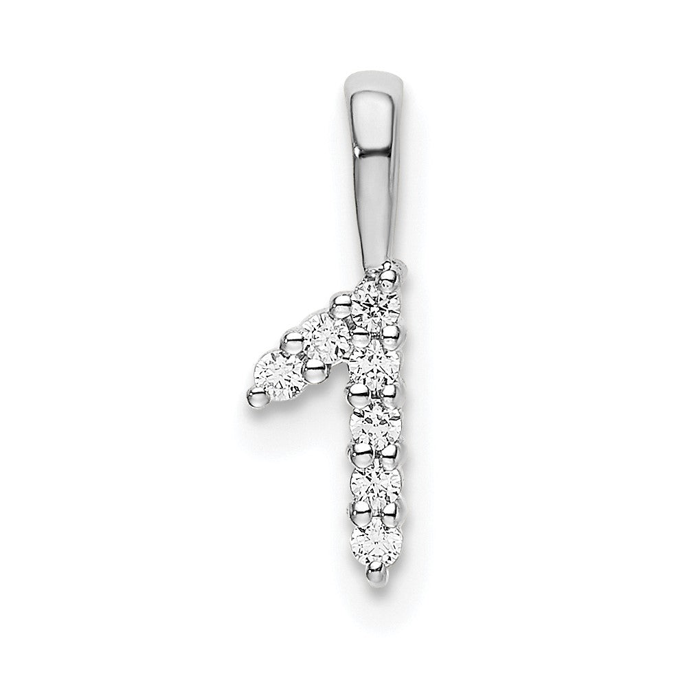 Diamond Number 1 Pendant - WBC