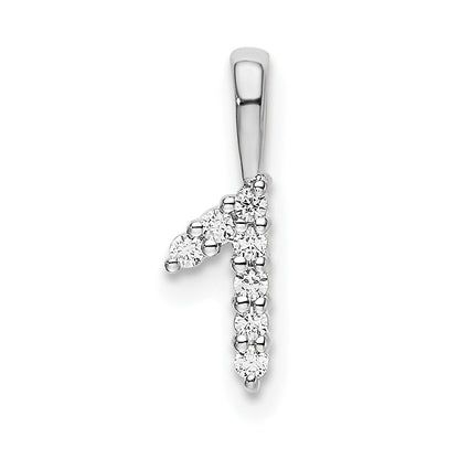 Diamond Number 1 Pendant - WBC