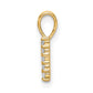 Diamond Number 1 Pendant - WBC