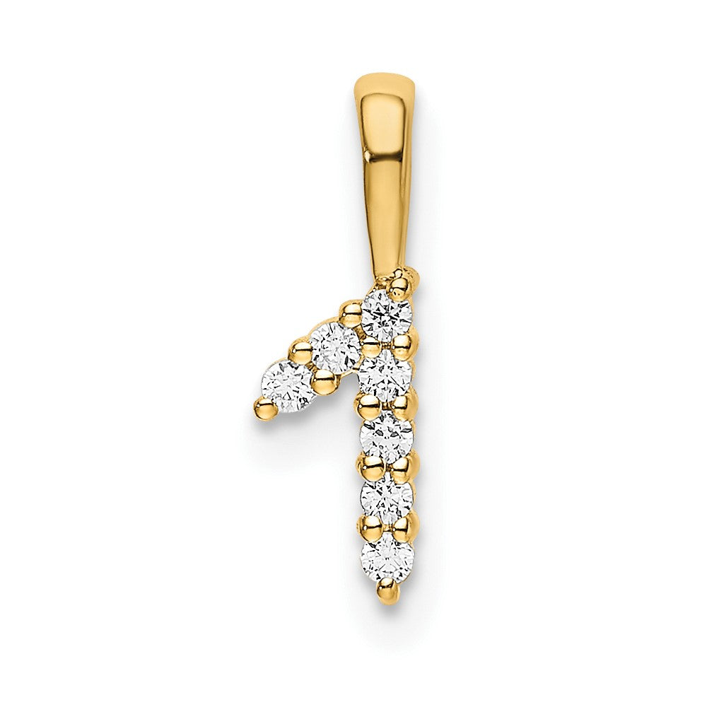 Diamond Number 1 Pendant - WBC
