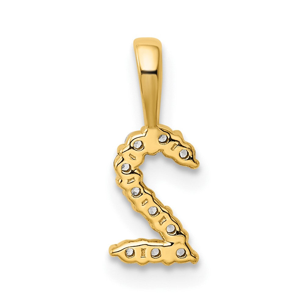 Diamond Number 2 Pendant - WBC