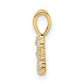 Diamond Number 3 Pendant - WBC