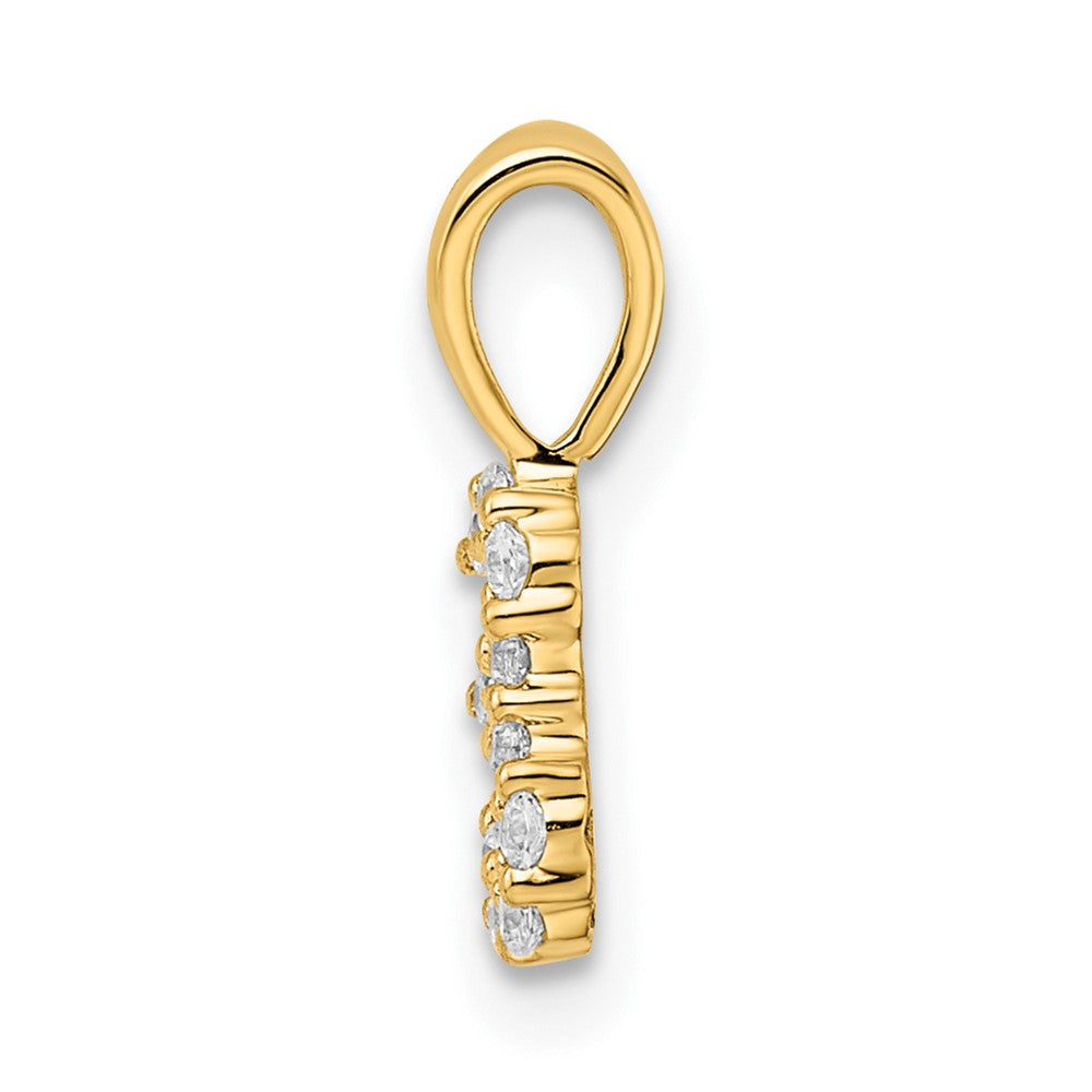 Diamond Number 3 Pendant - WBC