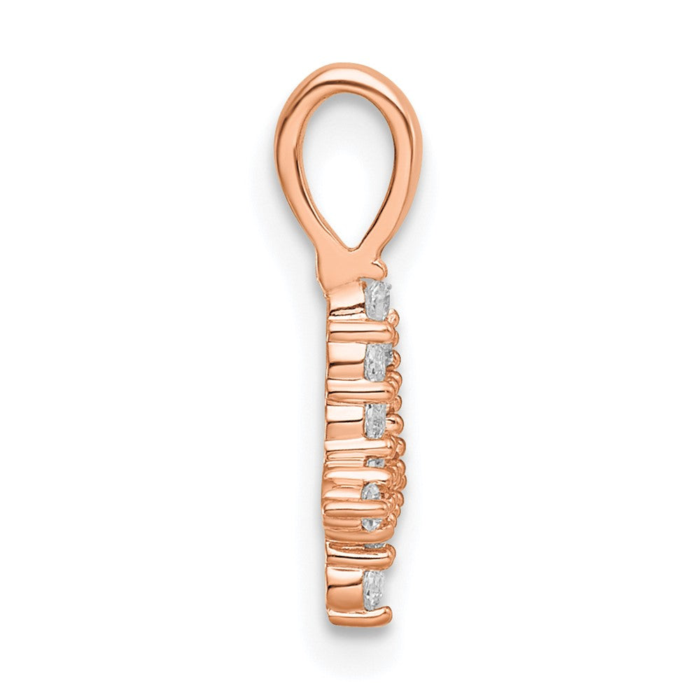 Diamond Number 4 Pendant - WBC