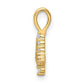 Diamond Number 4 Pendant - WBC