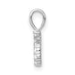 Diamond Number 5 Pendant - WBC