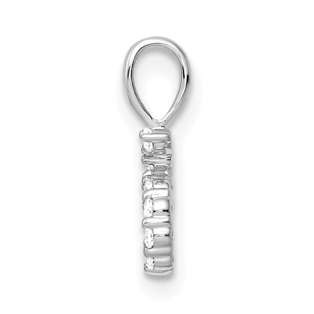 Diamond Number 5 Pendant - WBC