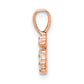Diamond Number 6 Pendant - WBC