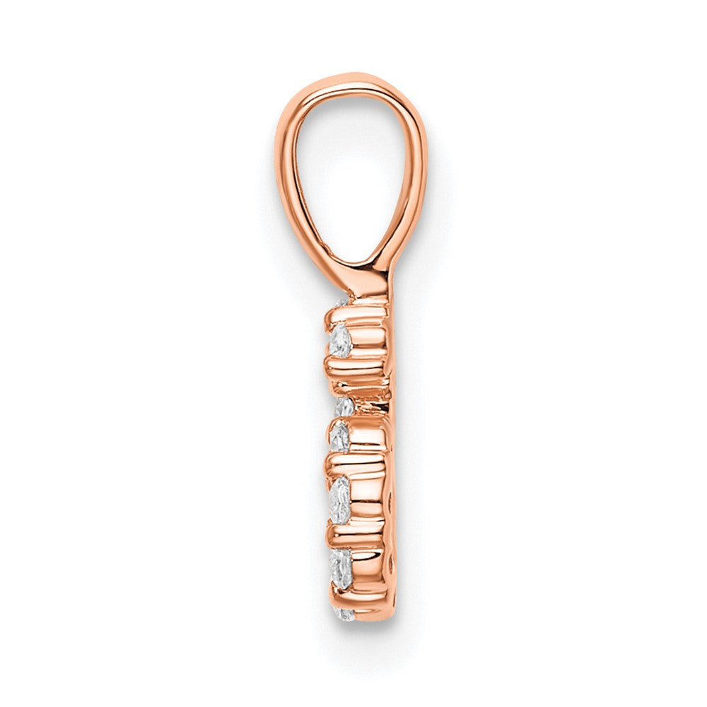 Diamond Number 6 Pendant - WBC