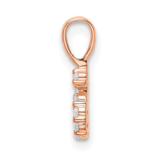 Diamond Number 6 Pendant - WBC