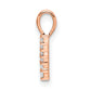 Diamond Number 7 Pendant - WBC