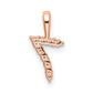 Diamond Number 7 Pendant - WBC