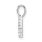 Diamond Number 7 Pendant - WBC