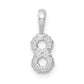 Diamond Number 8 Pendant - WBC