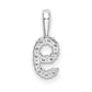 Diamond Number 9 Pendant - WBC