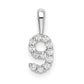 Diamond Number 9 Pendant - WBC