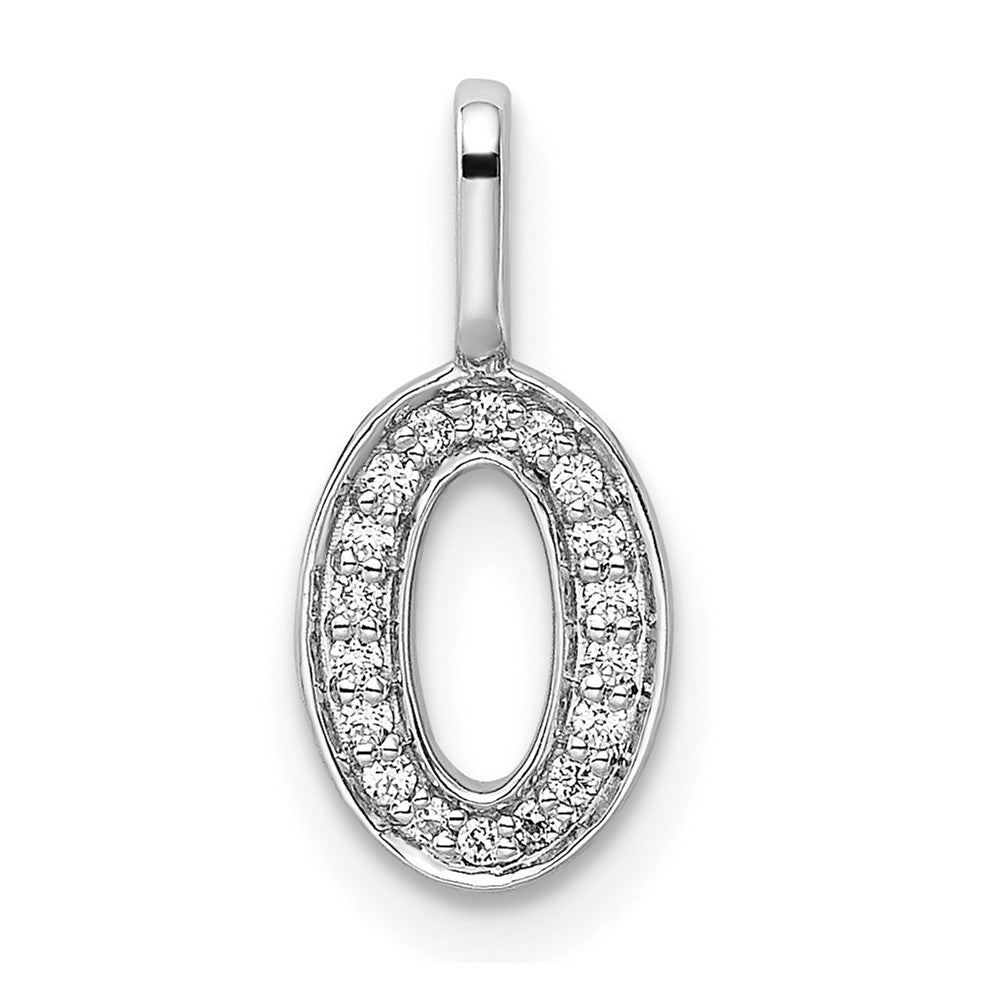 Diamond Number 0 Pendant - WBC