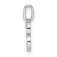 Diamond Number 3 Pendant - WBC