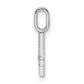 Diamond Number 4 Pendant - WBC