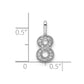 Diamond Number 8 Pendant - WBC