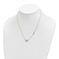 Polished 1/5 carat Diamond Moon and Stars Necklace - WBC