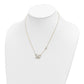 Polished 1/6 carat Diamond Butterfly Necklace - WBC