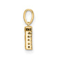 Diamond Letter E Initial with Bail Pendant - WBC