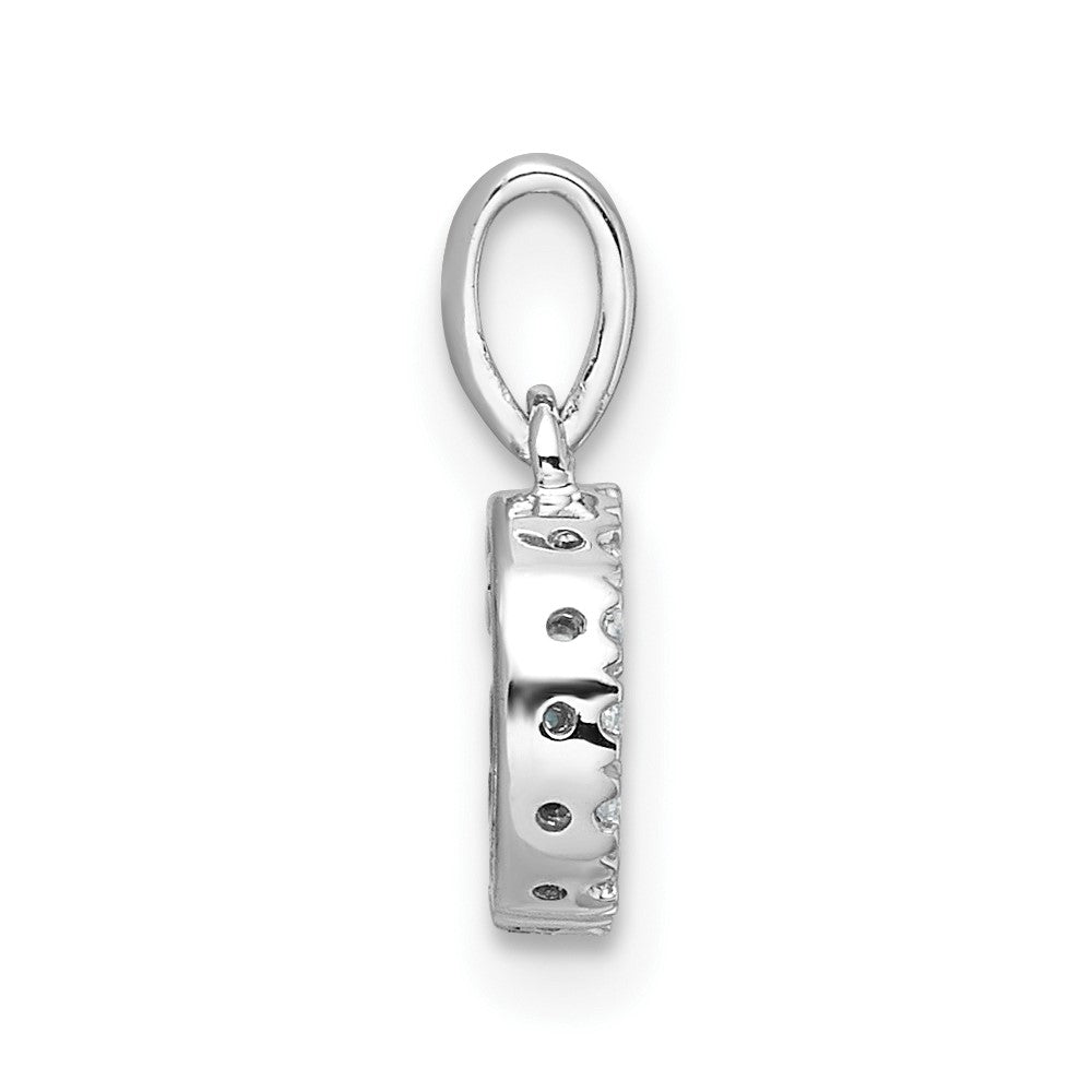 Diamond Letter G Initial with Bail Pendant - WBC