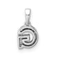 Diamond Letter G Initial with Bail Pendant - WBC
