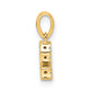 Diamond Letter S Initial with Bail Pendant - WBC