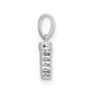 Diamond Letter T Initial with Bail Pendant - WBC