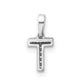 Diamond Letter T Initial with Bail Pendant - WBC
