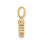 Diamond Letter T Initial with Bail Pendant - WBC