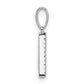 Diamond Letter A Initial Pendant - WBC