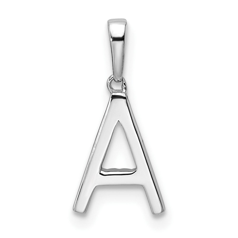 Diamond Letter A Initial Pendant - WBC