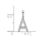 Diamond Letter A Initial Pendant - WBC