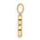 Diamond Letter B Initial Pendant - WBC