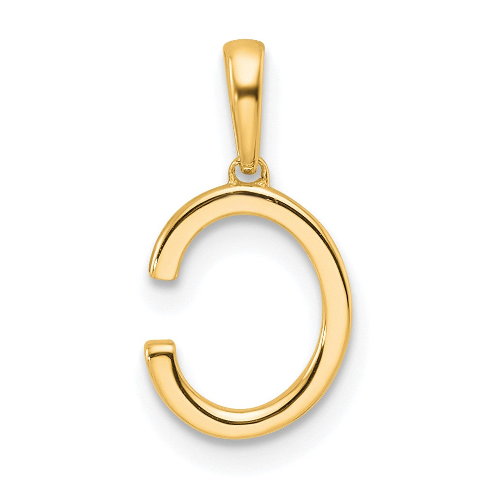Diamond Letter C Initial Pendant - WBC