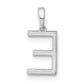 Diamond Letter E Initial Pendant - WBC