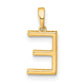 Diamond Letter E Initial Pendant - WBC
